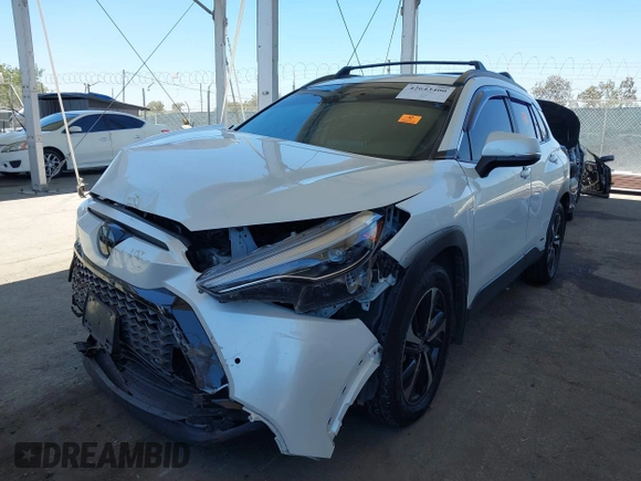 2023 Toyota Corolla Cross Hybrid S with VIN 7MUFBABG1PV003149, listed as a IAAI auction lot 42643400 with 109,657 mi miles and . Bid and sale history available at DreamBid. Image 17.