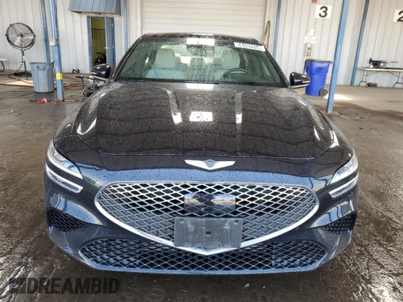 2023 Genesis G70 2.0T with VIN KMTG34TA6PU129124, listed as a Copart auction lot 58492934 with 13,407 mi miles and Clean Title. Bid and sale history available at carsss.com. Image 5.
