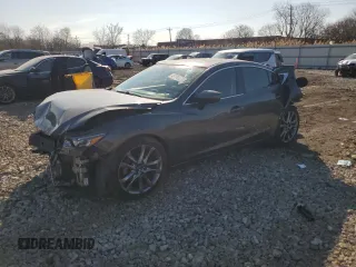 2016 Mazda Mazda6 i Grand Touring with VIN JM1GJ1W59G1422504, listed as a Copart auction lot 48706635 with 82,101 mi miles and Salvage Title. Bid and sale history available at carsss.com. Image 1.
