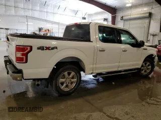 2018 Ford F-150 XL with VIN 1FTEW1EPXJFA44652, listed as a Copart auction lot 58329735 with 98,054 mi miles and Salvage title. Bid and sale history available at DreamBid. Image 3.