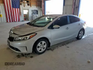 2017 Kia Forte LX with VIN 3KPFK4A77HE051280, listed as a Copart auction lot 52871635 with 161,656 mi miles and Clean Title. Bid and sale history available at carsss.com. Image 1.