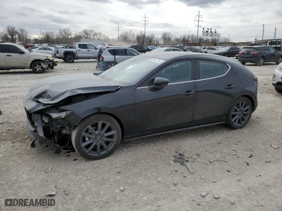 2021 Mazda Mazda3 Hatchback Select with VIN JM1BPBKL1M1343858, listed as a Copart auction lot 83441214 with 17,709 mi miles and Salvage Title. Bid and sale history available at carsss.com. Image 1.