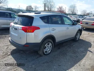 2015 Toyota RAV4 LE with VIN 2T3BFREV4FW299531, listed as a IAAI auction lot 41914476 with 105,689 mi miles. Bid and sale history available at carsss.com. Image 4.