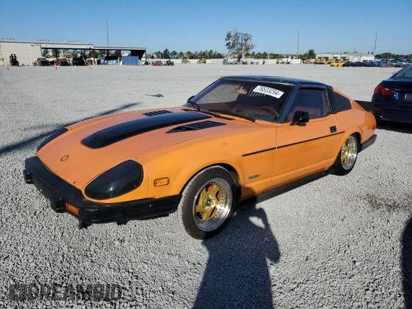 1983 Datsun 280ZX z VIN JN1HZ04S1DX572036, wystawiony jako Copart lot #76533294 z przebiegiem 172 147 mil mil oraz Nie do naprawy. Historia ofert i sprzedaży dostępna na DreamBid. Obrazek 1.