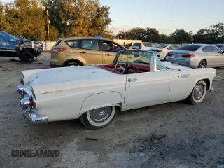 1955 Ford Thunderbird with VIN P5FH131649, listed as a Copart auction lot 78360154 with 35,746 mi miles and Salvage Title. Bid and sale history available at DreamBid. Image 3.