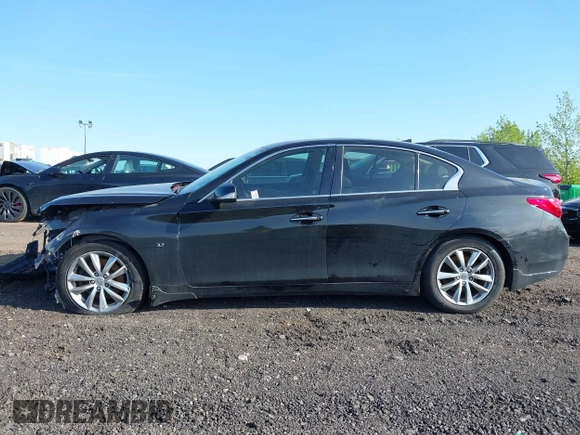 2014 Infiniti Q50 Sport with VIN JN1BV7AR4EM695845, listed as a IAAI auction lot 42147456 with 152,473 mi miles and . Bid and sale history available at DreamBid. Image 14.