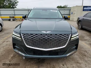 2022 Genesis GV80 with VIN KMUHBDSB7NU082633, listed as a Copart auction lot 53840794 with 13,025 mi miles and Salvage Title. Bid and sale history available at carsss.com. Image 5.