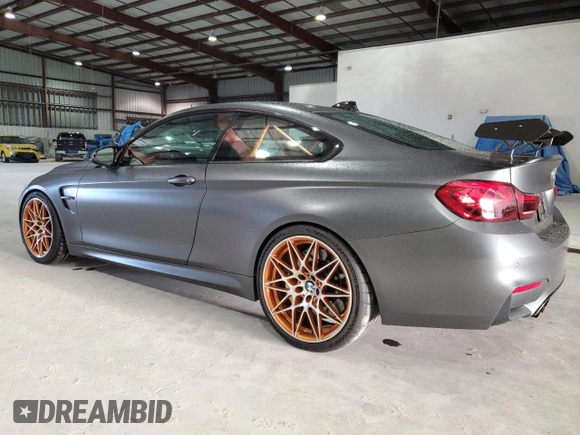 2016 BMW M4 with VIN WBS4S9C5XGK578945, listed as a Copart auction lot 73490334 with 3,382 mi miles and Salvage title. Bid and sale history available at DreamBid. Image 2.