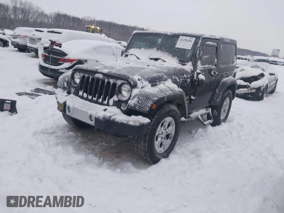 2014 Jeep Wrangler Sahara with VIN 1C4AJWBG3EL190302, listed as a IAAI auction lot 41299284 with 112,476 mi miles and . Bid and sale history available at DreamBid. Image 18.