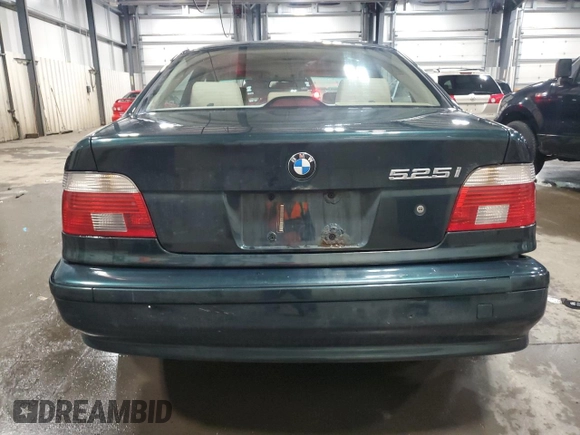 2001 BMW 5 Series 525i with VIN WBADT33481GF40536, listed as a Copart auction lot 48314315 with 165,461 mi miles and Salvage Title. Bid and sale history available at carsss.com. Image 6.