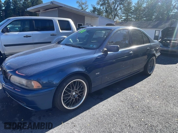 2001 BMW 5 Series 540iA with VIN WBADN63481GM70805, listed as a Copart auction lot 80266674 with 116,000 mi miles and Clean Title. Bid and sale history available at carsss.com. Image 2.