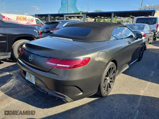 2017 Mercedes-Benz S-Class AMG S 63 with VIN WDDXK7JB5HA019589, listed as a Copart auction lot 51543625 with 30,045 mi miles and Salvage Title. Bid and sale history available at carsss.com. Image 4.