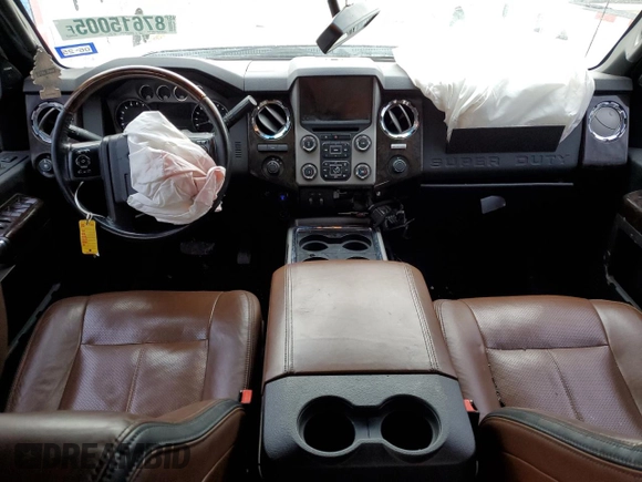 2015 Ford F-350 Lariat z VIN 1FT8W3DT5FEC62650, wystawiony jako Copart lot #87615005 z przebiegiem 177 542 mil mil oraz Szkoda całkowita • Salvage title. Historia ofert i sprzedaży dostępna na DreamBid. Obrazek 8.