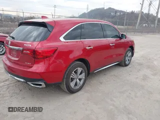 2020 Acura MDX with VIN 5J8YD4H33LL057651, listed as a IAAI auction lot 41886742 with 45,351 mi miles. Bid and sale history available at carsss.com. Image 4.