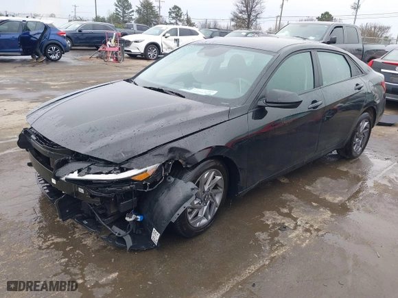 2024 Hyundai Elantra SEL with VIN KMHLM4DG4RU756772, listed as a IAAI auction lot 41551743 with 8,435 mi miles. Bid and sale history available at carsss.com. Image 17.