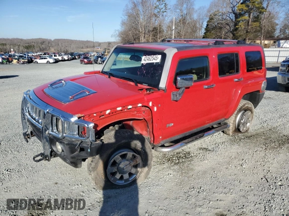 2006 Hummer H3 z VIN 5GTDN136X68208799, wystawiony jako Copart lot #42462545 z przebiegiem 104 231 mil mil oraz Szkody całkowita. Historia ofert i sprzedaży dostępna na DreamBid. Obrazek 1.