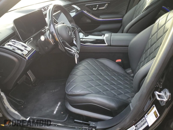 2022 Mercedes-Benz S 580 with VIN W1K6G7GB2NA122680, listed as a Copart auction lot 66226862 with 7,547 mi miles and . Bid and sale history available at DreamBid. Image 7.