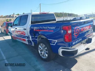 2024 Chevrolet Silverado 1500 Custom with VIN 1GCPABEK2RZ137144, listed as a IAAI auction lot 41868390 with 16,536 mi miles and . Bid and sale history available at DreamBid. Image 3.