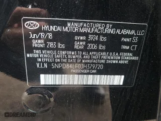 2018 Hyundai Elantra SEL with VIN 5NPD84LF0JH379720, listed as a Copart auction lot 52695915 with 67,525 mi miles and Salvage Title. Bid and sale history available at carsss.com. Image 12.