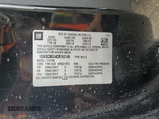 2012 Chevrolet Tahoe LT с VIN 1GNSCBE04CR182149, выставлен на аукционе Copart как лот 57110935 с пробегом 166 151 миль миль и Чистый • Clean title. История ставок и продаж доступна на DreamBid. Изображение 13.