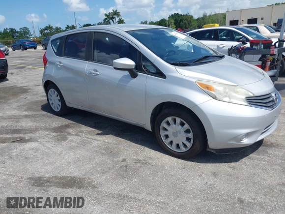 2015 Nissan Note S with VIN 3N1CE2CP3FL425195, listed as a IAAI auction lot 42510215 with 63,760 mi miles and . Bid and sale history available at DreamBid. Image 1.