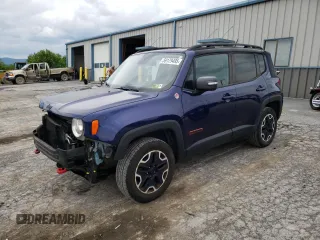 2016 Jeep Renegade Trailhawk with VIN ZACCJBCT1GPC81774, listed as a Copart auction lot 59179495 with 112,349 mi miles and Salvage title. Bid and sale history available at DreamBid. Image 1.