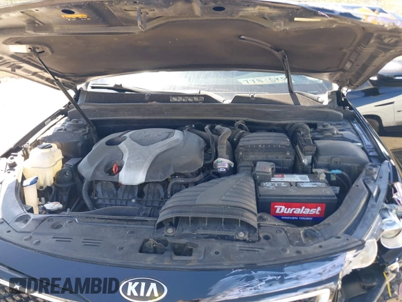 2015 Kia Optima SX Turbo with VIN 5XXGR4A62FG419859, listed as a IAAI auction lot 41805481 with 166,602 mi miles. Bid and sale history available at carsss.com. Image 10.