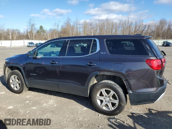 2017 GMC Acadia SLE with VIN 1GKKNRLA7HZ241424, listed as a Copart auction lot 50952505 with 142,860 mi miles and Salvage title. Bid and sale history available at DreamBid. Image 2.