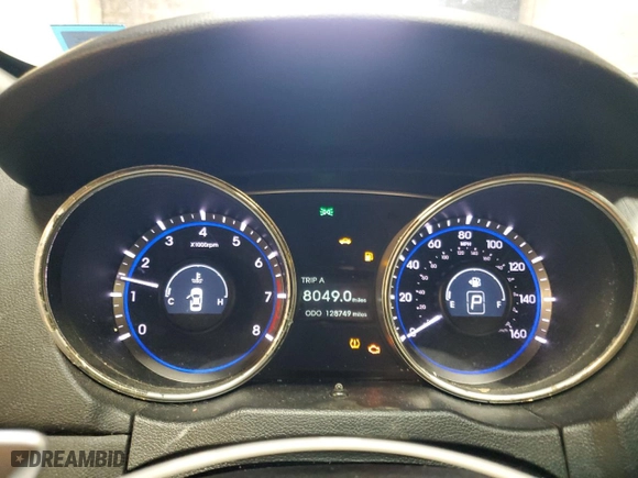 2011 Hyundai Sonata SE with VIN 5NPEC4ABXBH193591, listed as a Copart auction lot 48554655 with NaN miles and Salvage Title. Bid and sale history available at carsss.com. Image 9.