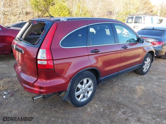 2011 Honda CR-V SE with VIN JHLRE3H42BC007781, listed as a IAAI auction lot 41793324 with 101,177 mi miles. Bid and sale history available at carsss.com. Image 4.