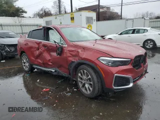 2017 BMW X6 xDrive40i with VIN 5UXCY6C07N9L61506, listed as a Copart auction lot 80825843 with Not Provided miles. Bid and sale history available at carsss.com. Image 4.