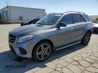 2017 Mercedes-Benz GLE 350 with VIN 4JGDA5JBXHA966305, listed as a Copart auction lot 60158645 with 91,335 mi miles and Salvage title. Bid and sale history available at DreamBid. Image 1.