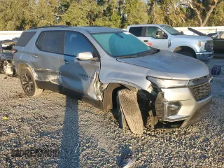 2023 Chevrolet Traverse RS with VIN 1GNERJKW4PJ145301, listed as a Copart auction lot 82915334 with 22,028 mi miles and Salvage Title. Bid and sale history available at carsss.com. Image 4.