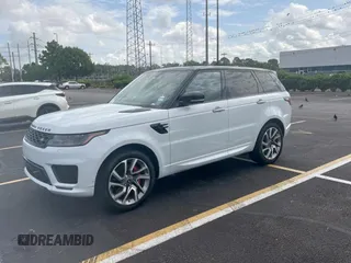 2018 Land Rover Range Rover Sport HSE Dynamic with VIN SALWV2SV3JA698608, listed as a Copart auction lot 64762835 with 46,107 mi miles and Clean title. Bid and sale history available at DreamBid. Image 2.
