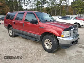 2003 Ford Excursion XLT with VIN 1FMNU41S63ED13428, listed as a Copart auction lot 81823804 with 219,056 mi miles and Salvage Title. Bid and sale history available at DreamBid. Image 4.