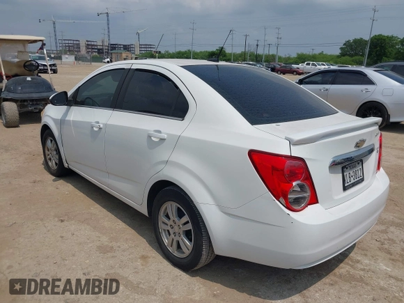 2013 Chevrolet Sonic LT with VIN 1G1JC5SH0D4105379, listed as a IAAI auction lot 42188189 with 198,896 mi miles and . Bid and sale history available at DreamBid. Image 3.