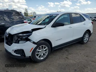 2022 Chevrolet Equinox LS z VIN 3GNAXHEV2NS244761, wystawiony jako Copart lot #56852795 z przebiegiem 182 558 mil mil oraz Szkoda całkowita • Salvage title. Historia ofert i sprzedaży dostępna na DreamBid. Obrazek 1.