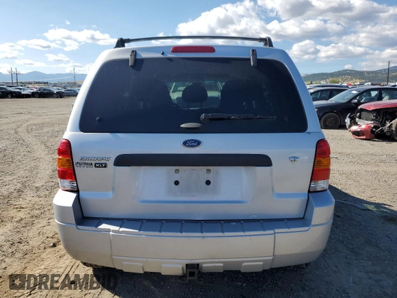 2007 Ford Escape XLT with VIN 1FMCU93187KA14412, listed as a Copart auction lot 65404824 with 180,834 mi miles and Clean Title. Bid and sale history available at carsss.com. Image 6.
