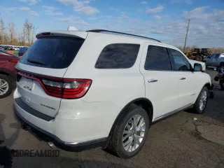 2014 Dodge Durango Citadel with VIN 1C4SDJET9EC303953, listed as a Copart auction lot 42449905 with 149,089 mi miles and Salvage Title. Bid and sale history available at DreamBid. Image 3.