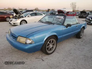 1992 Ford Mustang with VIN 1FACP44M7NF133880, listed as a Copart auction lot 78168634 with 930,725 mi miles and Clean title. Bid and sale history available at DreamBid. Image 1.