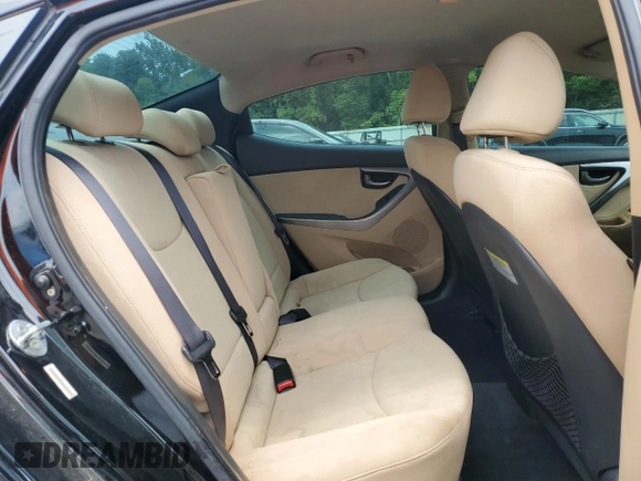 2013 Hyundai Elantra GLS with VIN KMHDH4AE5DU753769, listed as a Copart auction lot 58763055 with 108,331 mi miles and Salvage title. Bid and sale history available at DreamBid. Image 10.