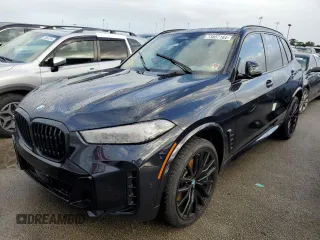 2025 BMW X5 sDrive40i with VIN 5UX13EU05S9W56291, listed as a Copart auction lot 73857164 with 0 mi miles and Salvage Title. Bid and sale history available at carsss.com. Image 1.
