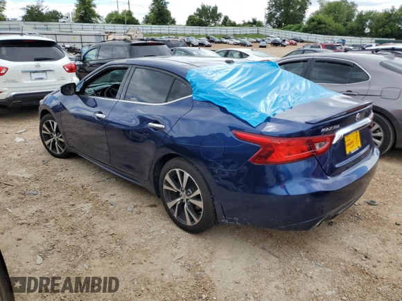 2016 Nissan Maxima S with VIN 1N4AA6AP7GC393929, listed as a Copart auction lot 64045643 with 75,085 mi miles and Salvage Title. Bid and sale history available at DreamBid. Image 2.
