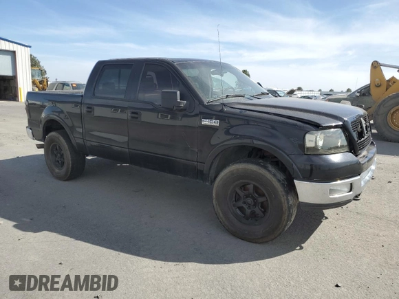 2005 Ford F-150 XLT with VIN 1FTPW14545KE05072, listed as a Copart auction lot 53183895 with 155,353 mi miles and Clean Title. Bid and sale history available at carsss.com. Image 4.