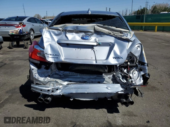 2016 Subaru WRX Limited with VIN JF1VA1J65G9818699, listed as a Copart auction lot 52116595 with 123,247 mi miles and Salvage title. Bid and sale history available at DreamBid. Image 6.