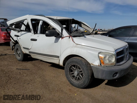 2005 Dodge Durango SXT with VIN 1D4HB38N55F575524, listed as a Copart auction lot 44919115 with Not provided miles and Non repairable. Bid and sale history available at DreamBid. Image 4.