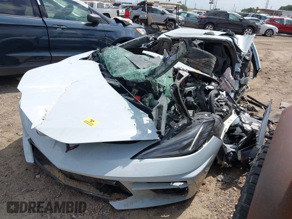 2023 Chevrolet Corvette 1LT with VIN 1G1YA2D45P5136865, listed as a IAAI auction lot 42402111 with Not provided miles and . Bid and sale history available at DreamBid. Image 2.
