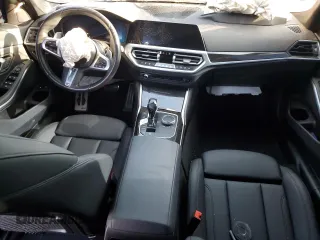 2021 BMW 3 Series 330e with VIN 3MW5P7J03M8C03997, listed as a Copart auction lot 83113614 with 0 mi miles and Salvage Title. Bid and sale history available at carsss.com. Image 8.