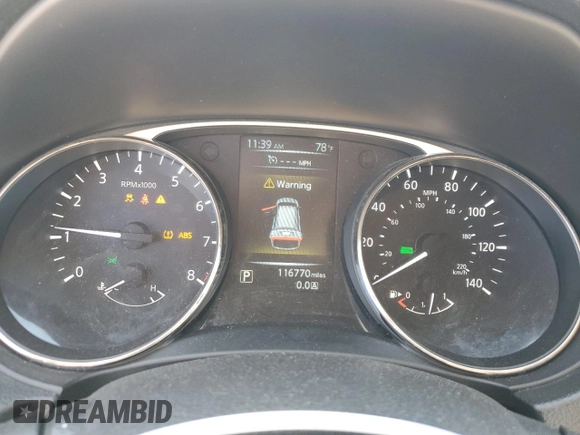 2015 Nissan Rogue S with VIN KNMAT2MT5FP520299, listed as a Copart auction lot 74942144 with 116,770 mi miles and Salvage Title. Bid and sale history available at carsss.com. Image 9.