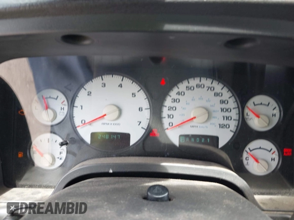 2004 Dodge Ram 2500 SLT with VIN 1D7KU28D24J177641, listed as a IAAI auction lot 42071244 with 248,147 mi miles. Bid and sale history available at carsss.com. Image 7.